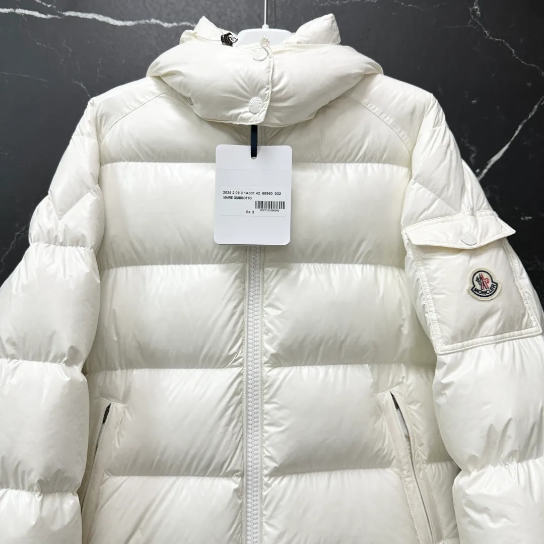 Moncler 【Original 】 Authentic 𝗠𝗼𝗻𝗰𝗹𝗲𝗿｜ 𝗠𝗮𝗶𝗿𝗲 Classic #07S# 𝗦𝗶𝘇𝗲：#𝟬 #𝟭 #𝟮 #𝟯 ：Black 、 White、Pink